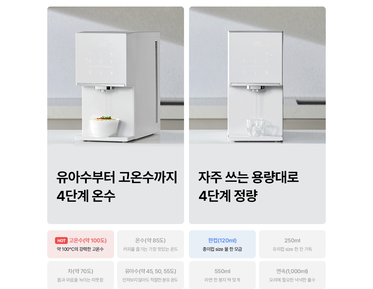 SK매직 X PSG 원코크 플러스 정수기 (얼음냉온정) / WPU-IAC425P